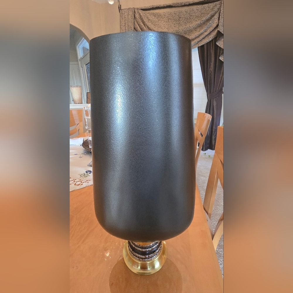 Michael Arum Elegant Black Vase for Home Decor.